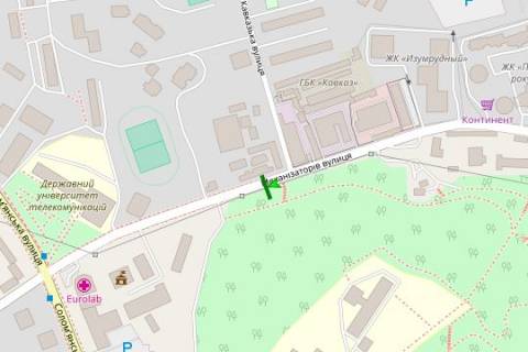 Citylight B in Kyiv, 1,2х1,8  Generala Sapovala st., naproti bud. 22/14 scheme