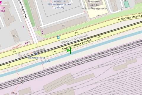 Scrolller, Scroll A in Kyiv, 2.3x3.14  Борщагівська вул., . 100 метрів від зупинки Політехнічний інститут - 167043 scheme