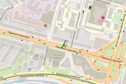 Scrolller, Scroll A in Kyiv, 2.3x3.14  Берестейський просп., ,18 - 167175 scheme