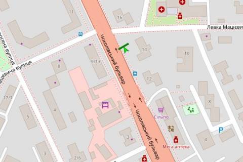 Scrolller, Scroll A in Kyiv, 2.3x3.14  Чоколівський бульв., 14 - 83261 scheme