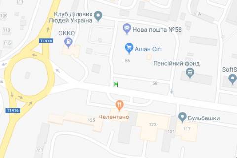 Citylight B in Lviv, 1,2х1,8  Volodimira Velikogo st., 58 (No1) scheme