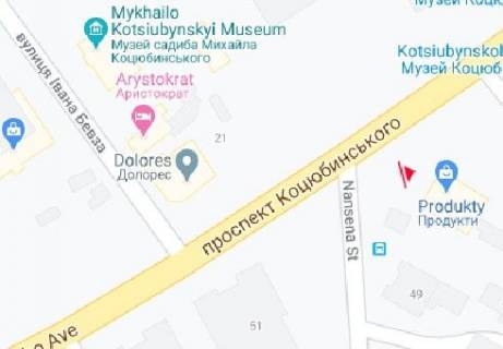 Scrolller, Scroll B in Vinnytsia, 2.3x3.14  Коцюбинського просп. - Нансена вул. - 615940 scheme