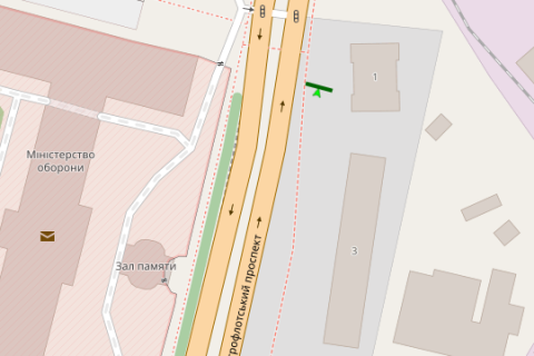 Scrolller, Scroll A in Kyiv, 2.3x3.14  Повітряних Сил просп., , 1 - 127632 scheme
