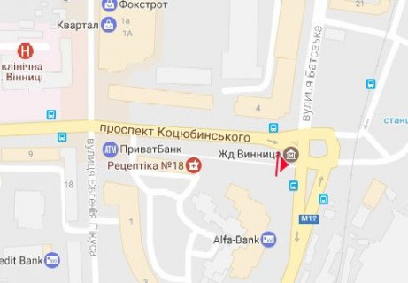 Scrolller, Scroll B in Vinnytsia, 2.3x3.14  Коцюбинського просп. - Привокзальна вул. - 654654 scheme