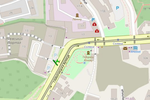 Scrolller, Scroll A in Kyiv, 2.3x3.14  Глибочицька вул., 13 - 127659 scheme