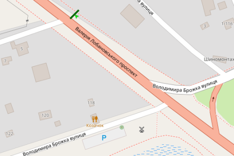 Scrolller, Scroll A in Kyiv, 2.3x3.14  Лобановського Валерія просп. (Червонозоряний просп.) - Похила вул., навпроти (у напрямку Севастопольської пл.) - 127644 scheme