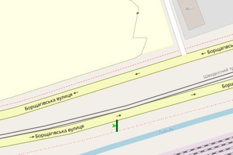 Scrolller, Scroll A in Kyiv, 2.3x3.14  Борщагівська вул., . 100 метрів від зупинки Політехнічний інститут - 51657 scheme