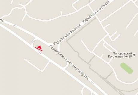 Prismatron, Prism B in Zaporizhzhya, 3x6  Набережна магістраль - Українська вул. - 615996 scheme