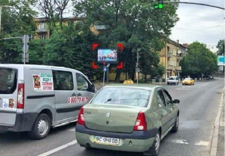 Video Billboard A in Lviv, 2.3x3.14  Сахарова ул. - Горбачевского ул. - 640400 Photo 1