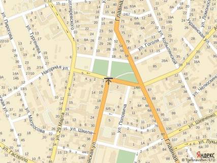 Citylight A in Chernivtsi вул. Героїв Майдану, 3, перехрестя з вул. Кафедральною scheme