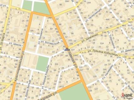 Billboard A in Chernivtsi st. Golovna, 82 scheme