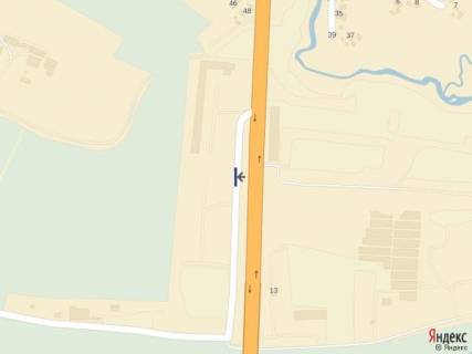 Billboard A in Chernivtsi st. Kalinivs'ka, zaizd na Kalinivs'kij rinok (livij) scheme