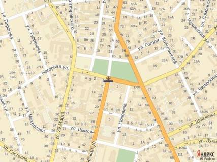 Citylight B in Chernivtsi вул. Героїв Майдану, 3, перехрестя з вул. Кафедральною scheme