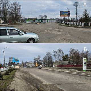 Billboard A in Zvenigorodka m. Zvenigorodka st. Sevcenka / st. Druzbi, r-n AZS "CENTER" Photo 1