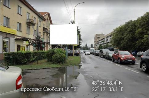 Billboard B in Uzhgorod, 4х3  prospekt Svobodi, 18 "B" Photo 1