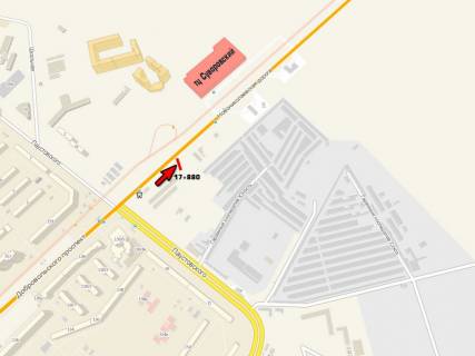 Billboard A in Odessa, 3х6  Odessa - Nikolaev 17+880 A scheme