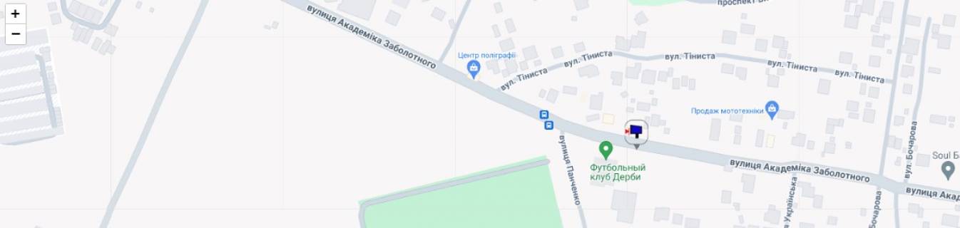 Billboard A in Odessa, A  Zabolotnogo 14 A (trcRiv'era) scheme