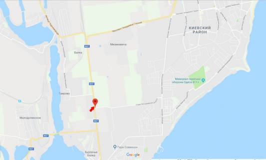 Billboard A in , A  Odessa-Cernomorsk 24A scheme