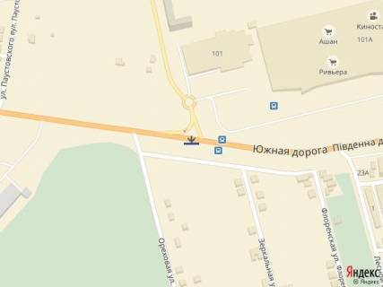 Billboard A in Odessa, 3х6  Odessa - Uznyj 17+250 A scheme