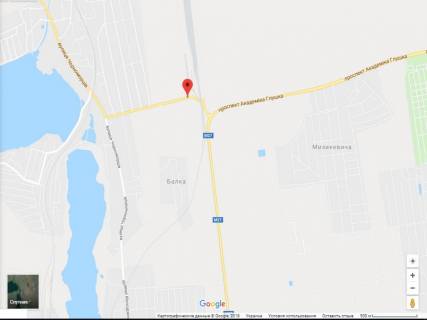 Billboard B in Odessa, Б  Suhoj liman zd pereezd ( levyj  iz goroda) 30B scheme