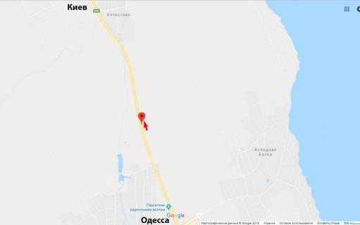 Billboard A in Odessa trasi, A  Odessa - Kiev 449 km + 570 6A scheme