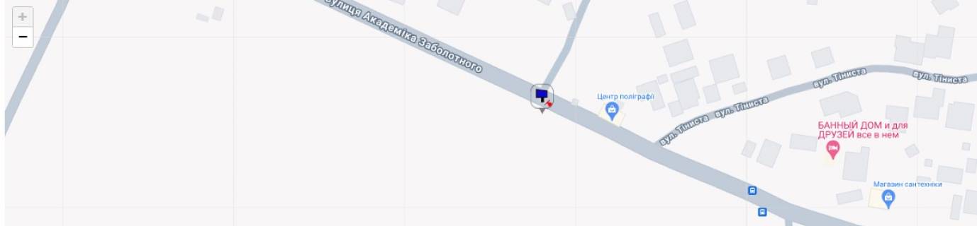 Billboard B in Odessa, 3х6  Zabolotnogo 9 B (trcRiv'era) scheme