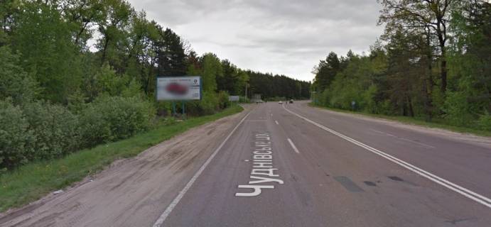 Billboard B in Korosten s. Teterivka,CENTR.  0,8 km  v Zitomir (HMEL'̱NIC'̱K-ZITOMIR).DACNIJ MASIV. B st. Photo 1