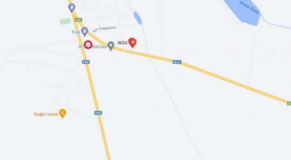 Billboard B in Nemiriv m. Nemiriv viizd  na m. Gajsin , m. Braclav scheme