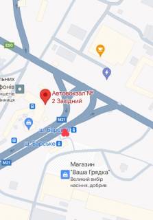 Prismatron, Prism B in Vinnytsia Bars'ke sose bila Zahidnogo avtovokzalu PRIZMA - 489776 scheme