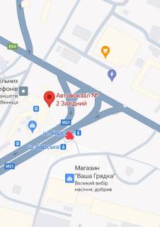 Prismatron, Prism A in Vinnytsia Bars'ke sose bila Zahidnogo avtovokzalu PRIZMA - 489772 scheme