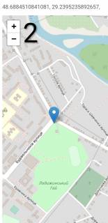 Citylight A in Ladizhin м.  Ладижин вул.Будівельників ,1  біля дендропарку "Ладижинський гай" scheme