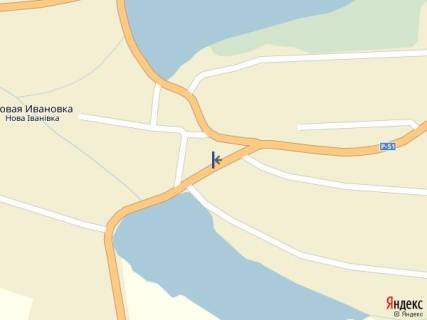 Billboard A in Kharkiv highway, 3х6  s.Novo-Ivanivka, d. R-51 scheme