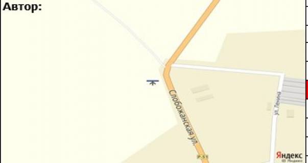 Billboard A in Lozova, 3х6  sel.Ukrains'ke, Lozivs'ka OTG, tr.R-51 scheme