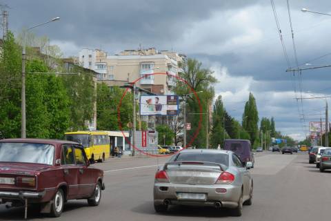 Billboard B in Poltava, 3х6  st. Evropejs'ka, 128 Photo 1