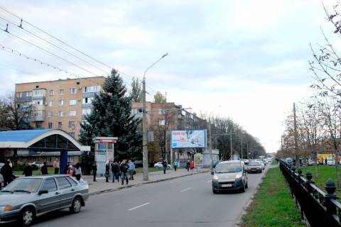 Billboard B in Poltava, 3х6  st. Sobornosti ,69 (zup. <<OCEVUMi>>)  bilbord Photo 1