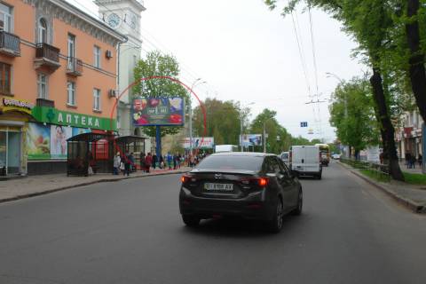 Billboard B in Poltava st. Evropejs'ka / st. Sevcenka  Photo 1