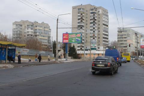 Billboard B in Poltava, 3х6  st. V.Tirnovs'ka / st. U.Timosenka (zup. <<Biblioteka>>) Photo 1