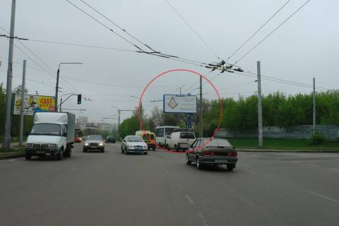 Billboard A in Poltava, 3х6  st. V.Tirnovs'ka / st. U.Timosenka (zup. <<Biblioteka>>) Photo 1