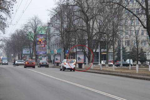 Citylight A in Poltava st. Sobornosti, 45(R15) (Poltavs'ka oblasna derzavna administracia) Photo 1