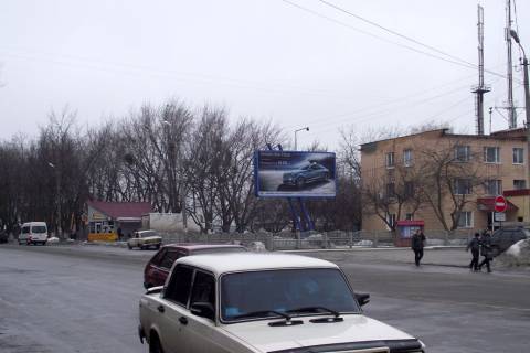 Billboard A in Poltava, 3х6  st. V.Tirnivs'ka, 1-A (avtovokzal,pozdepo) Photo 1