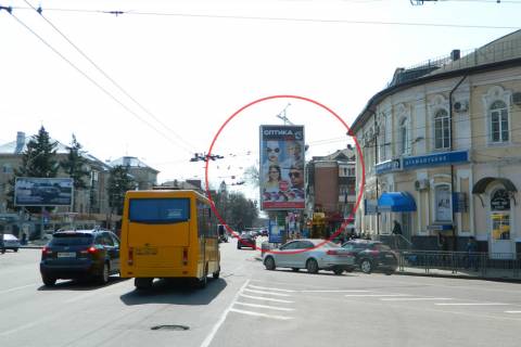 Prismatron, Prism A in Poltava, 3х6  st. Evropejs'ka, 6 / st.1100-ricca Poltavi (Frunze) (prizmatron) VERT. - 47731 Photo 1