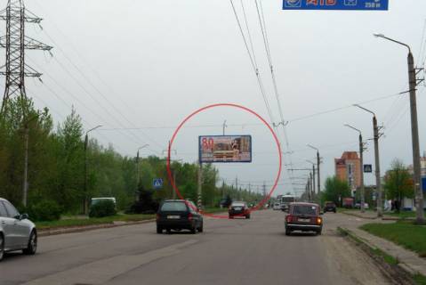 Billboard A in Poltava, 3х6  pr-t Miru / st. Nebesnoi sotni Photo 1