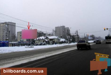 Billboard B in Zhytomyr Mira pr-t, 45 b (perenatal'nyj centr, vyezd iz gorod) Photo 1