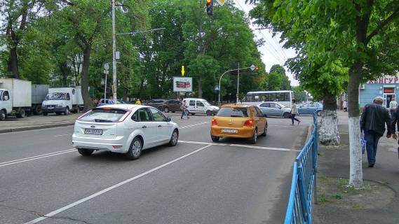 Billboard A in Zhytomyr, 3.14х2.32  st. Knaziv Ostroz'kih, 74 (z centra) Photo 1