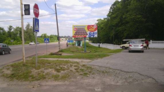 Billboard A in Zarichani, 3x6  Trasa Zitomir-Berdiciv, vizd v m.Zitomir (s. Zaricani) st A (sit No 1 Photo 1