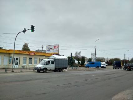 Billboard B in Zhytomyr, 3x6  Pokrovskaa  st., 239 (vyezd iz goroda v storonu Korosten') Photo 1