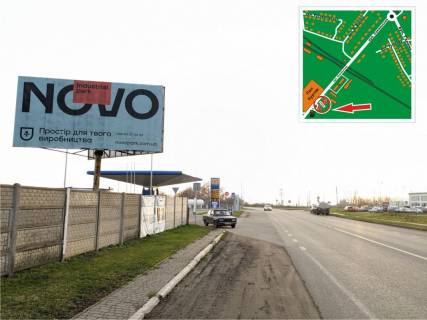 Billboard B in Novovolinsk м.Нововолинськ, вул. Сокальська, 21 (на Львів) Photo 1
