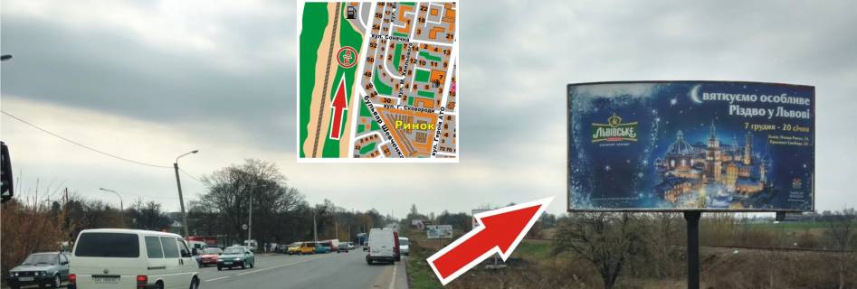 Billboard A in Novovolinsk м. Нововолинськ, вул. Шевченка, 50 Photo 1