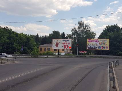 Billboard A in Khmelnitsky, 3*6  st.Grusevs'kogo - st.Knaza S.Horobrogo. nepodalik: novij mist, (centr) [livij] Photo 1