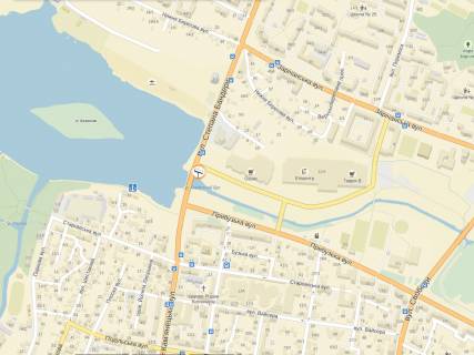 Billboard B in Khmelnitsky, 3*6  perehresta st.M.Ribalka - "nova doroga". nepodalik: TRC "Oazis", "Epicentr" (centr) scheme